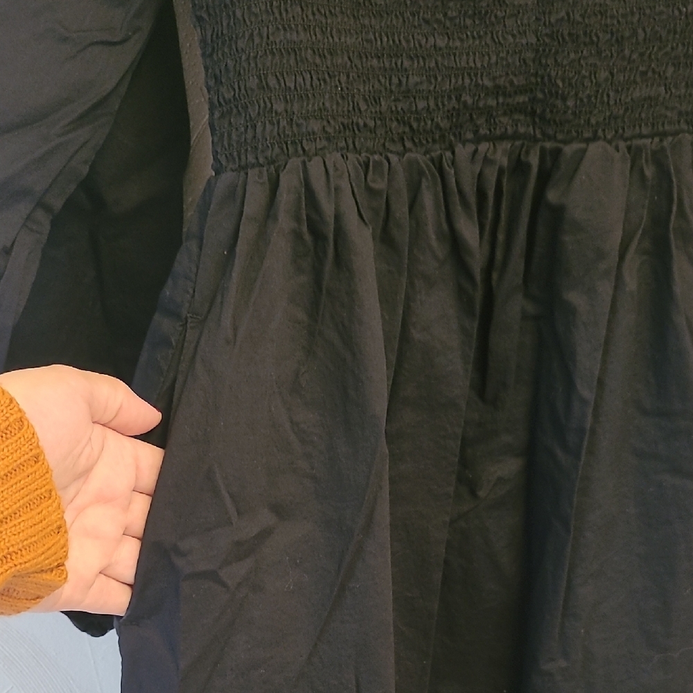 Old Navy Elegant Black Long Sleeve Dress - Picture 13 of 14